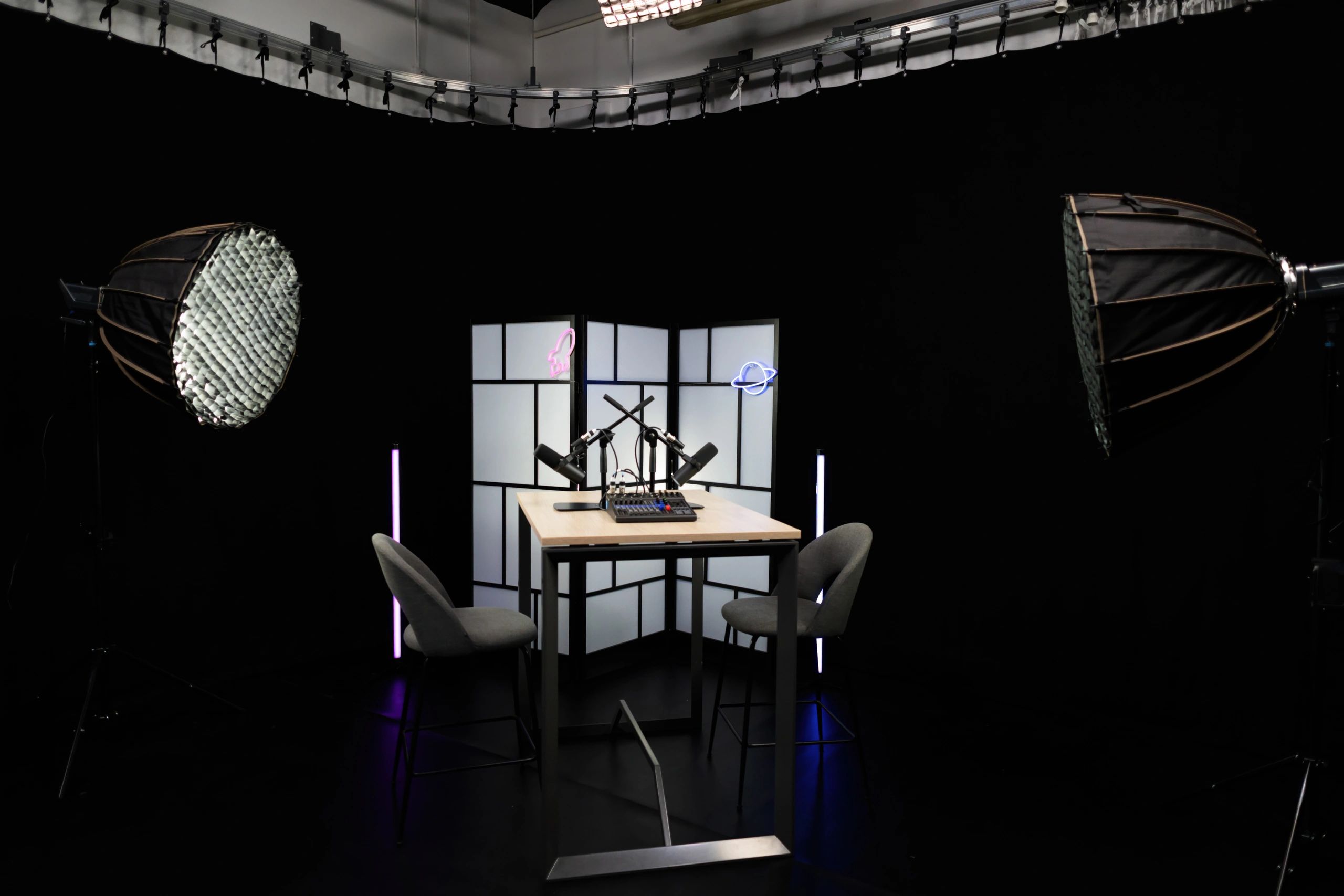 modern audio studio contact