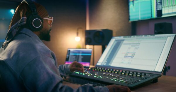 audio mastering service modern bold