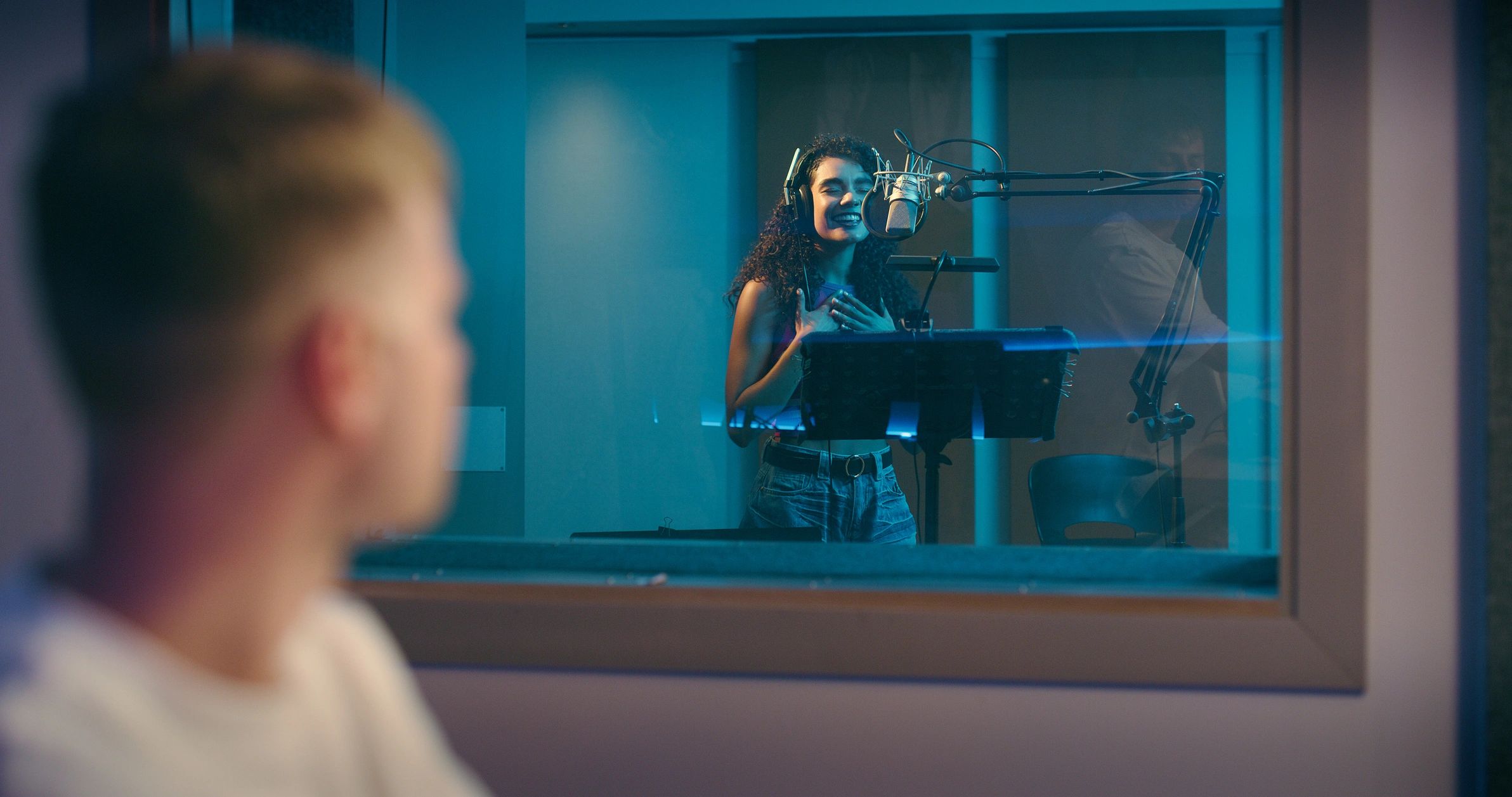 modern recording studio